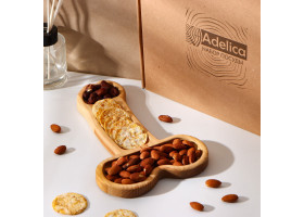 Блюдо для подачи "XL" в подарочной коробке, береза, 32,5х20х1,7 см 9506839-foto3