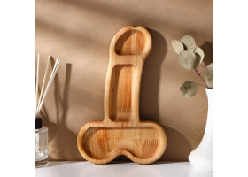 Блюдо для подачи "XL" в подарочной коробке, береза, 32,5х20х1,7 см 9506839