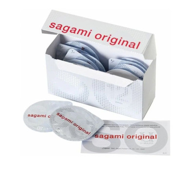 Презервативы Sagami Original 002 полиуретановые 6шт. + Гель-лубрикант Wettrust 2мл (1шт)