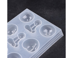 Форма для льда и кондитерских украшений " 18+", 3 фигуры, 15 х 7 см, прозрачный   10619397-foto3