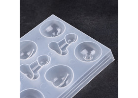 Форма для льда и кондитерских украшений " 18+", 3 фигуры, 15 х 7 см, прозрачный   10619397-foto3