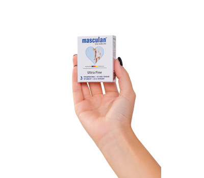 ПРЕЗЕРВАТИВЫ "MASCULAN 2 ULTRA" (ОСОБО ТОНКИЙ С ОБИЛЬНОЙ СМАЗКОЙ) 3 штуки