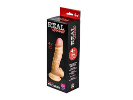 Фаллоимитатор неоскин на присоске в коробке REAL Standard