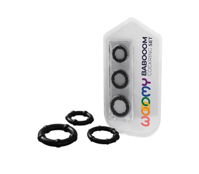 Набор эрекционных колец Babooom Ring Set Black 33689AL