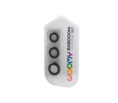 Набор эрекционных колец Babooom Ring Set Black 33689AL