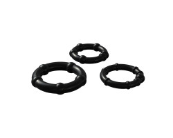 Набор эрекционных колец Babooom Ring Set Black 33689AL-foto3