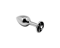 Анальная пробка Mini Metal Butt Plug Anal Pleasure Black S 70089AL