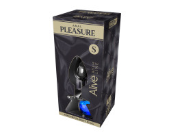 Анальная пробка Mini Metal Butt Plug Anal Pleasure Blue S 70090AL-foto2