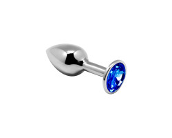 Анальная пробка Mini Metal Butt Plug Anal Pleasure Blue S 70090AL