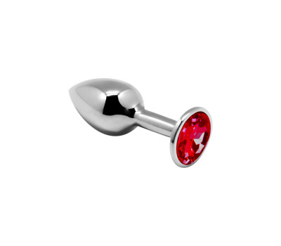 Анальная пробка Mini Metal Butt Plug Anal Pleasure Red S 70088AL Анальная пробка Mini Metal Butt Plug Anal Pleasure Red S 70088AL