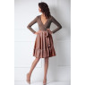 Amoralle Платье запахом карамель TRUE LOVE WRAP DRESS CARAMEL S