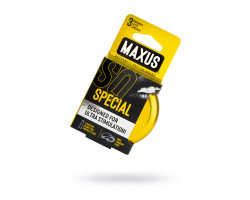 Презервативы MAXUS Special, точечно-ребристые 3 шт.-foto3