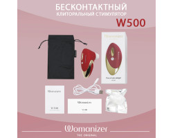 Клиторальный стимулятор Womanizer W500 Red/China NEW, красный-foto6