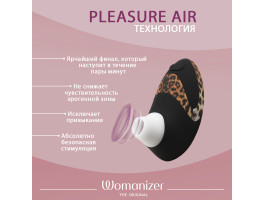 Клиторальный стимулятор Womanizer W500 Black/Leo NEW, черный-foto7