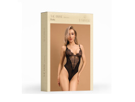 Элегантное боди с кружевом и V-образным вырезом (Muse) (S/M) Элегантное боди с кружевом и V-образным вырезом (Muse) (S/M)