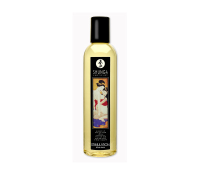 Масло для массажа Shunga Stimulation, натуральное, возбуждающее, персик, 240 мл