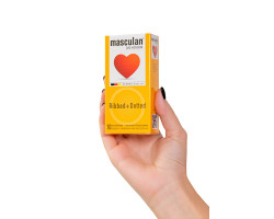 Маскулан 3 Ribbed + Dotted №10 с колечками и пупырышками-foto3