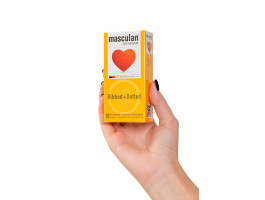 Маскулан 3 Ribbed + Dotted №10 с колечками и пупырышками-foto3