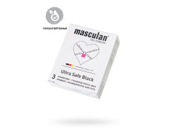 Маскулан 4 Ultra Safe Black №3 ультрапрочные