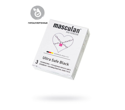 Маскулан 4 Ultra Safe Black №3 ультрапрочные