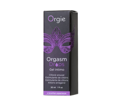 Интимный гель для клитора ORGIE Orgasm Drops с разогревающим эффектом, 30 мл