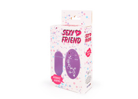 ВИБРОЯЙЦО на дистанционном управлении, цвет фиолетовый, 10 режимов вибрации, L 7-foto2