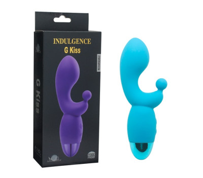 Вибратор INDULGENCE Rechargeable G Kiss blue 174213blueHW