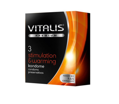 VITALIS №3 Stimulation Презервативы с согревающим эффектом 143185