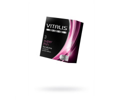 Презервативы VITALIS PREMIUM № 3 super thin - супер тонкие (ширина 53 мм)