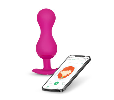 Gvibe Gballs 3 App Petal Rose - умный тренажёр Кегеля, 8х3 см