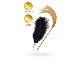 Флоггер-щекоталка TOYFA Theatre, металл, золотой, 44 см-foto7