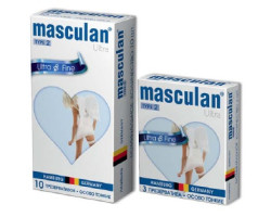 ПРЕЗЕРВАТИВЫ "MASCULAN 2 ULTRA № 10" (ОСОБО ТОНКИЙ С ОБИЛЬНОЙ СМАЗКОЙ) 10 штуки