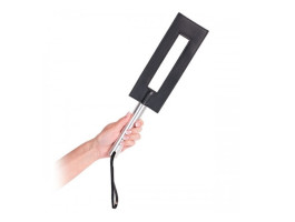 Шлёпалка-рамка Leather Gap Paddle кожаная черная