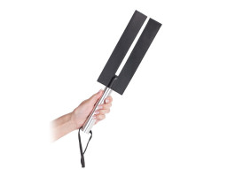 Шлёпалка-камертон Leather Slit Paddle кожаная черная Шлёпалка-камертон Leather Slit Paddle кожаная черная