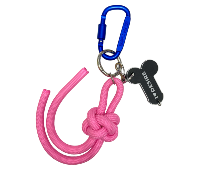 Брелок "I love Desire" в ассортименте с подвесом model-10 (синий с толстым розовым шнуром узел) Брелок "I love Desire" в ассортименте с подвесом model-10 (синий с толстым розовым шнуром узел)