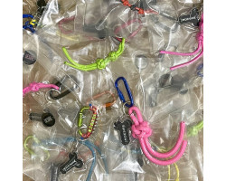 Брелок "I love Desire" в ассортименте с подвесом model-10 (синий с толстым розовым шнуром узел)-foto6