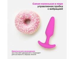 Gvibe Gplug XS Raspberry самая маленькая управляемая вибропробка, 7х2 см-foto2