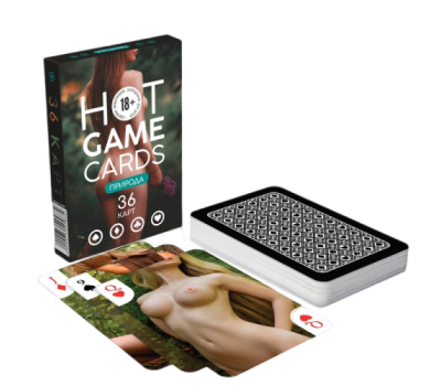 Карты игральные HOT GAME CARDS природа, 36 карт, 18+   7354587
