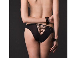 Наручники из стекляных  бусин с цепочкой DIVINE ATTACHE / MENOTTES -foto2