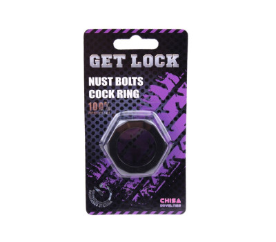 Эрекционное Кольцо Nust Bolts Cock Ring Black CN-100394087