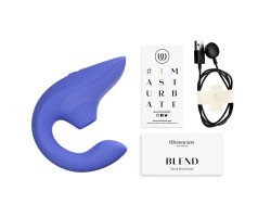 Бесконтактный клиторальный стимулятор Womanizer Blend, голубой-foto4