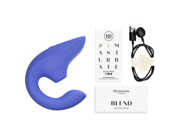 Бесконтактный клиторальный стимулятор Womanizer Blend, голубой-foto4