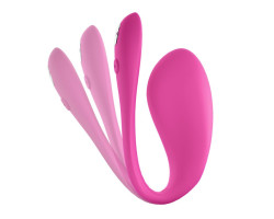 Вибратор We-Vibe Jive 2 розовый, в комплекте батарейка для пульта-foto8