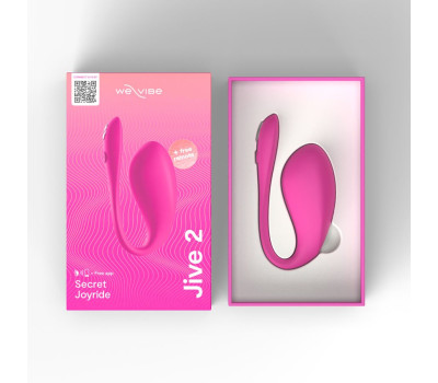 Вибратор We-Vibe Jive 2 розовый, в комплекте батарейка для пульта Вибратор We-Vibe Jive 2 розовый, в комплекте батарейка для пульта
