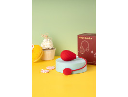 MAGIC Виброяйцо SUNDAE красное-foto6