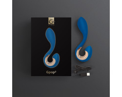 Gpop 2 Indigo GVibe - Мужской вибратор для стимуляции простаты Blue Gift Box-foto5