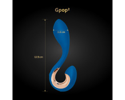 Gpop 2 Indigo GVibe - Мужской вибратор для стимуляции простаты Blue Gift Box-foto4