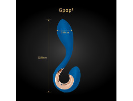 Gpop 2 Indigo GVibe - Мужской вибратор для стимуляции простаты Blue Gift Box-foto4