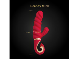 Gvibe Gcandy Mini - МИНИ Витой вибратор с клиторальным стимулятором Chili Coral Gift Box-foto4