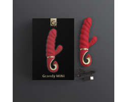Gvibe Gcandy Mini - МИНИ Витой вибратор с клиторальным стимулятором Chili Coral Gift Box-foto5